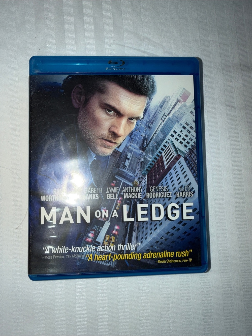 Man on a Ledge (Blu-ray, 2012) Sam Worthington, Elizabeth Banks, Jamie Bell PG13